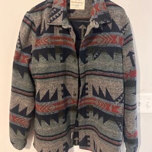 Weatherproof Jacket - Blue, Gray, and Red L